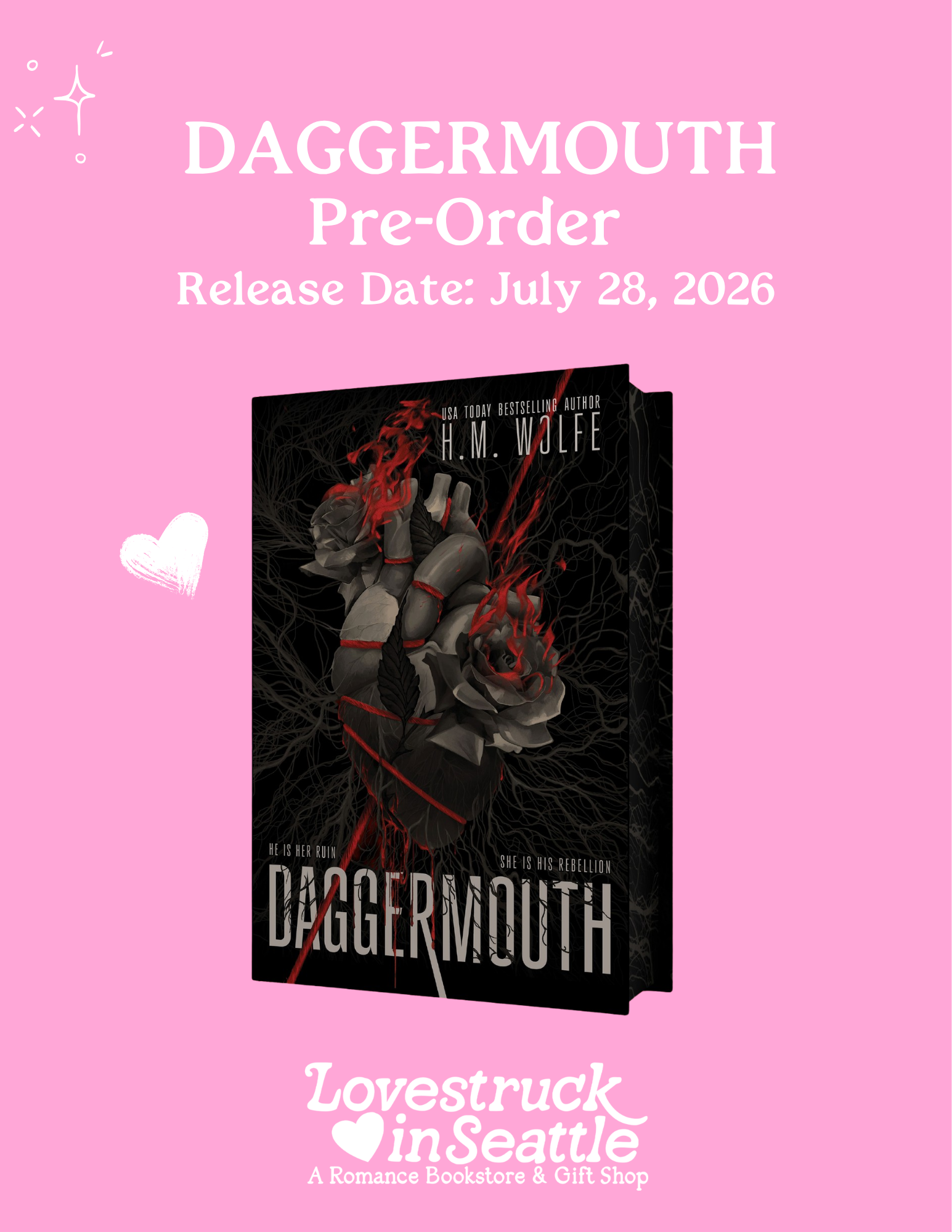 *Pre-Order* Daggermouth (The Heart Duology)